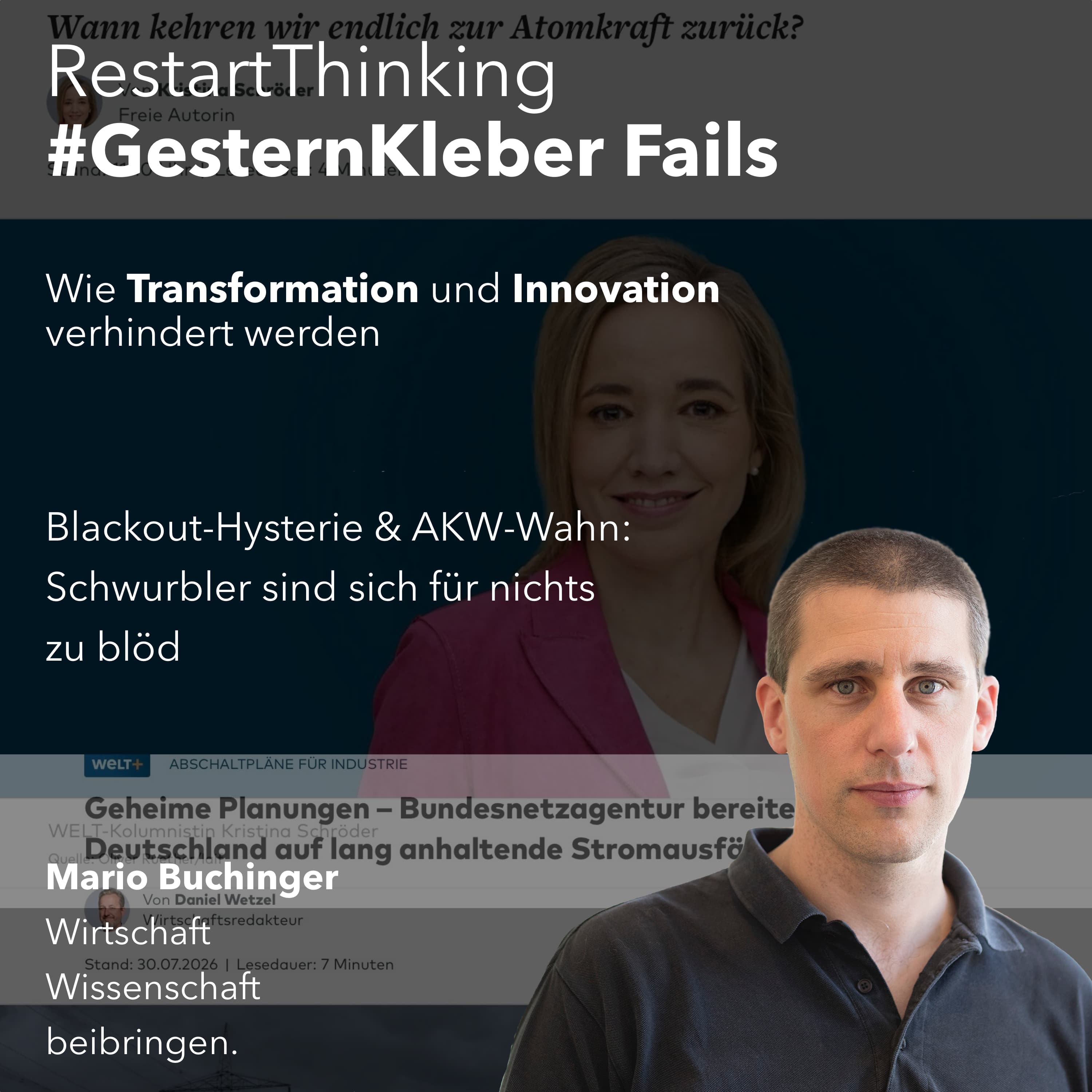Blackout-Hysterie & AKW-Wahn: Schwurbler sind sich für nichts zu blöd episode artwork