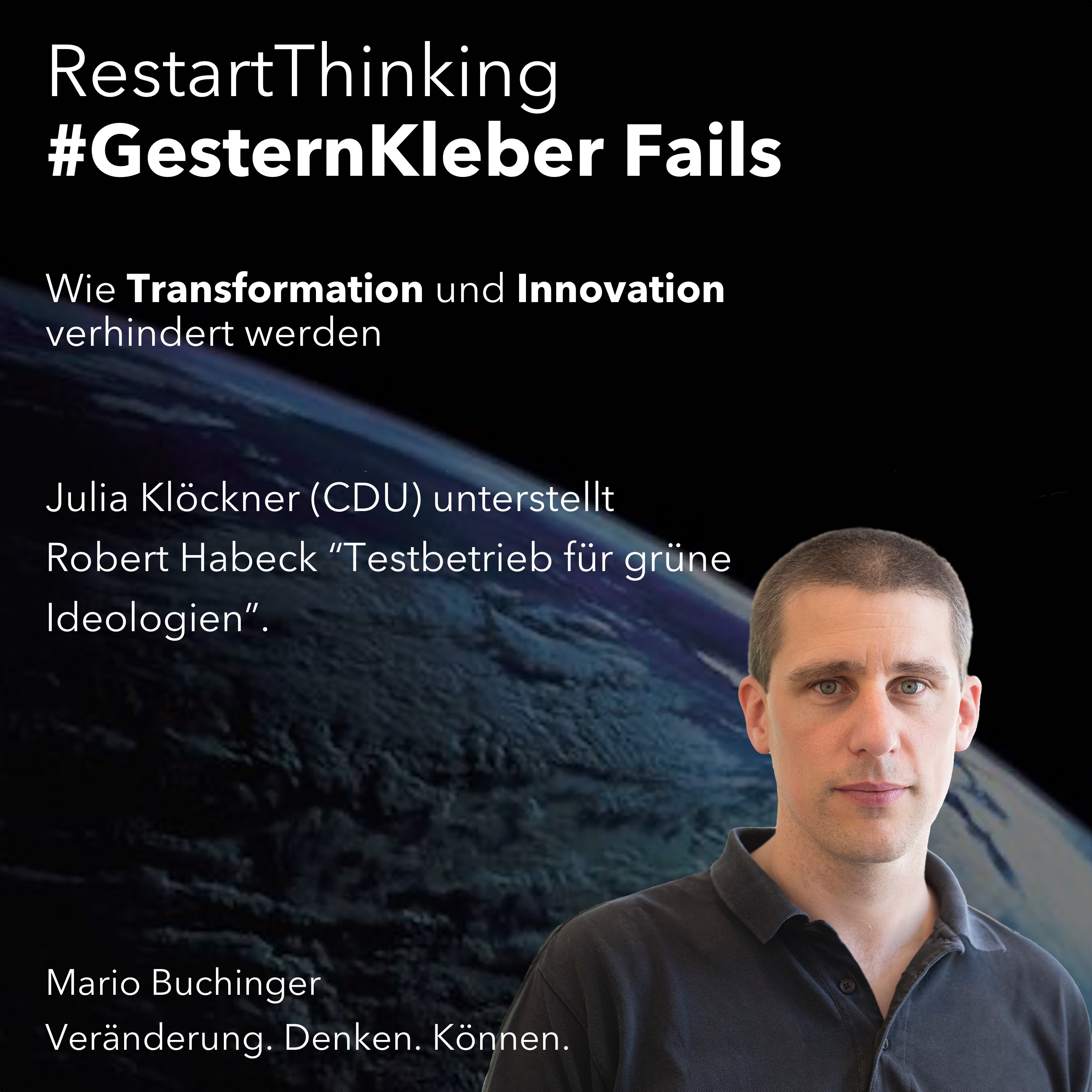 Julia Klöckner (CDU) unterstellt Robert Habeck "Testbetrieb für grüne Ideologien". episode artwork